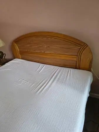 Free bedframe +mattress, Queen