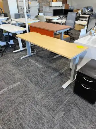 Like New 72Wx24D Height Adjustable Desks