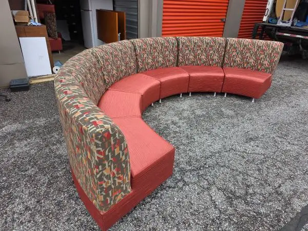 5-PIECE U-SHAPED ALPHABET SOFA