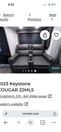 Dual RV recliners