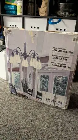 Brand-New Altair AL-4010 Reversible-Arm 5-Light LED Chandelier