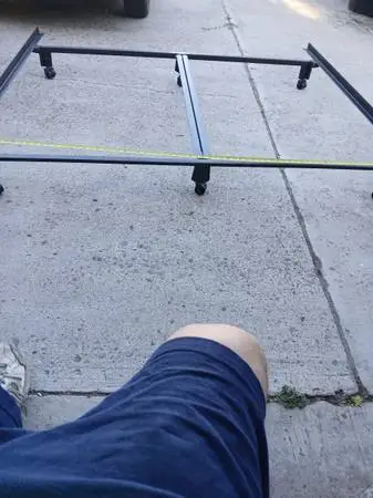King size metal bed frame