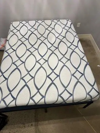 Memory foam Queen Mattress and frame