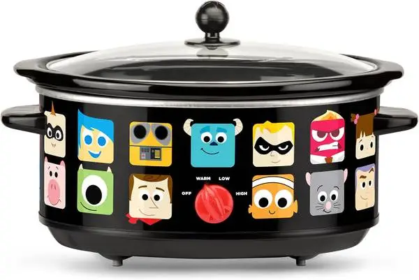 Disney DPX-7 Pixar Slow Cooker 7 quart black
