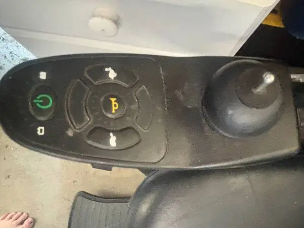 Electric wheelchair plus size
