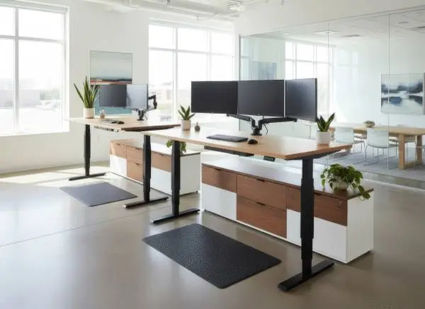 Sit Stand Desk | Adjustable Height Desk | Electric Rising Desks