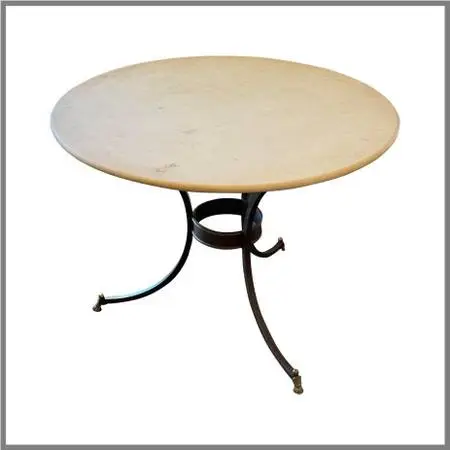 Kreiss Brasserie Outdoor Round Table, 39 Inches
