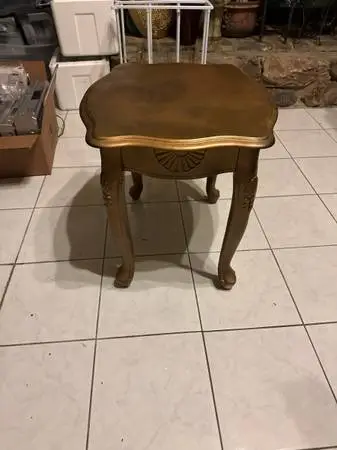 Gold Accent Table