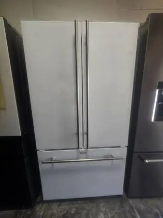 White Frenchdoor Jennair refrigerator