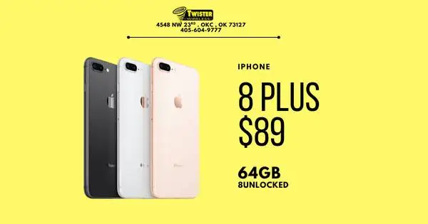iPhone 8 Plus 64GB Unlocked - Like New - $50 Down Takes It Home
