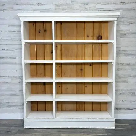 Rustic White Bookshelf *delivery available*