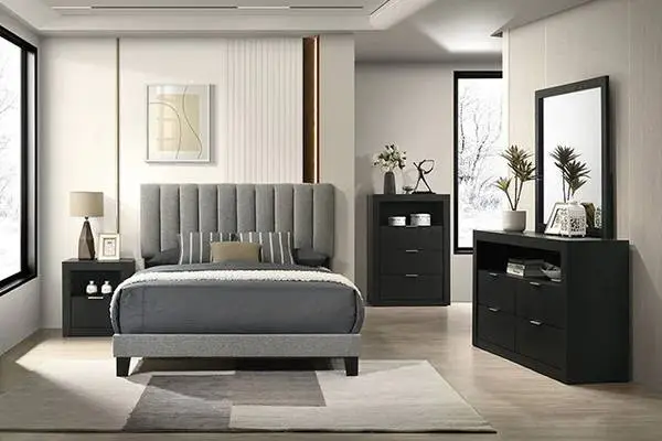 New wood queen bedroom set www.capricefurniture.com