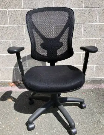 Like-New Ergonomic Office Chair (Black)