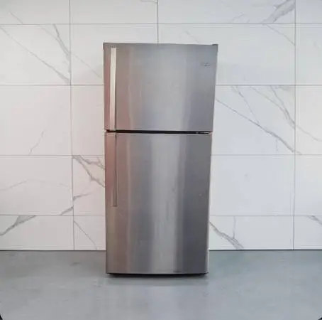 WHIRLPOOL REFRIGERATOR FRIDGE STAINLESS STEEL EXCELLENT CONDITION