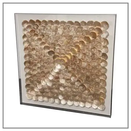 Restoration Hardware Capiz Shell Art Panel