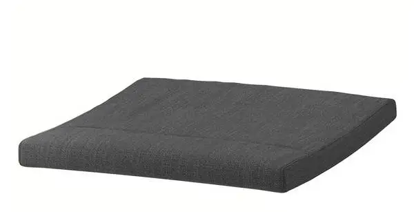Ikea POÄNG Ottoman cushion, Hillared anthracite