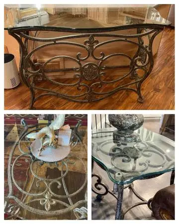 3 PC Set Thomasville Grandview Coffee Table, End Table, Sofa Table