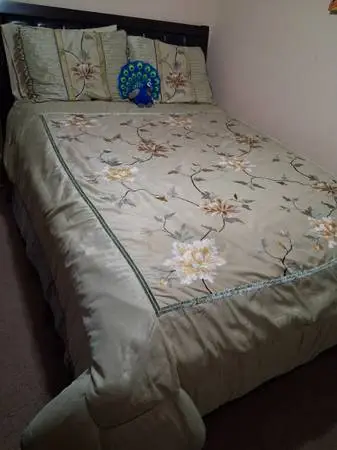 Queen bed with mattress