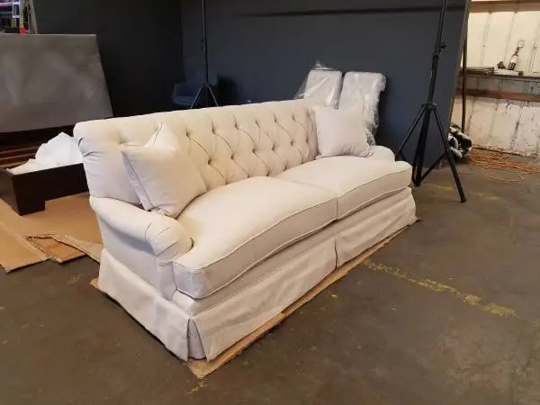 Like New Linen colored sofa by Spectrum
