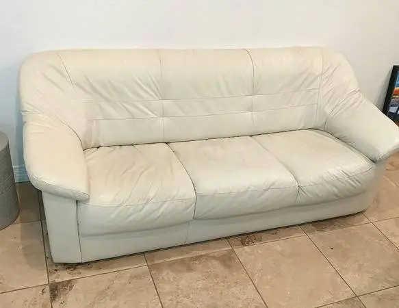 Leather couch