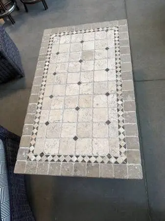 Rectangular Mosaic Coffee Table- 50X30X20