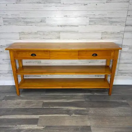 Rustic Pine Sofa Table Console *delivery available*