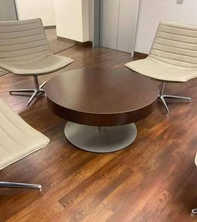 BROWN OFFICE COFFEE TABLE