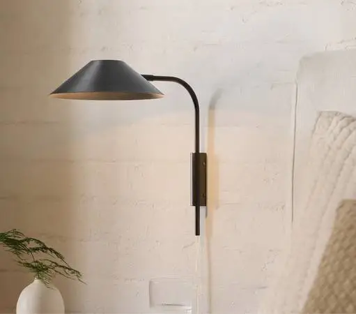 Set of 2 Plug-In Wall Sconces