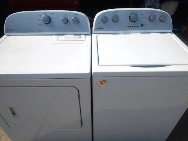 Whirlpool washer dryer set