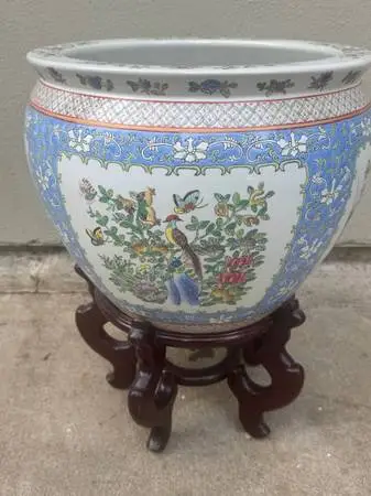 Vintage Chinese Porcelain Planter