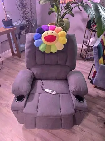 Lazyboy / Rocker Recliner Chair with massager for Adults,  Large.,excellent cond