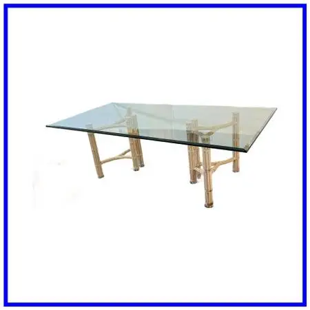 Mcguire Furniture Double Pedestal Dining Table