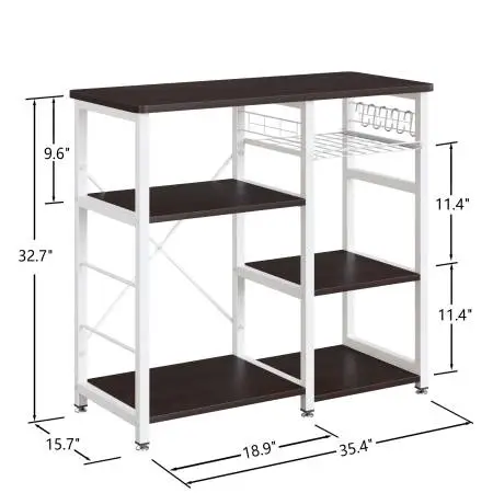 FREE DELIVERY Kitchen Rack, Coffee Bar Cabinet, Microwave Stand Racks