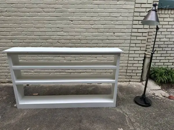 Solid Wood - Long Thin Tall Shelf