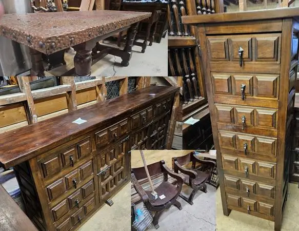 AWESOME Collection of Spanish Style Solid Wood Furniture - Available Aug 30th