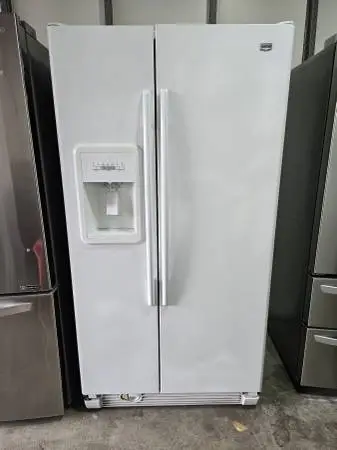 White Maytag fridge