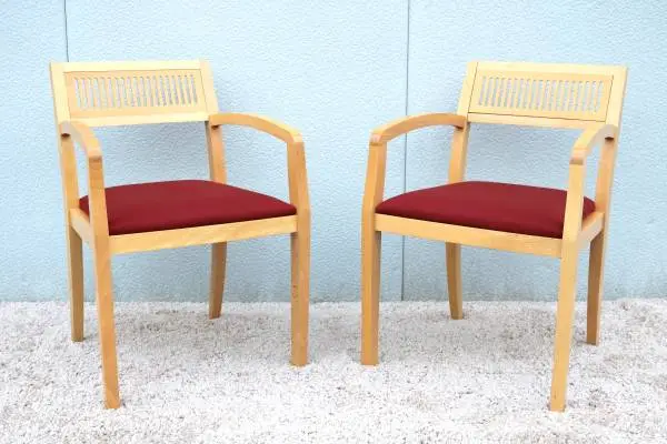 Contemporary Geiger for Herman Miller Collegeville Guest Chairs a Pair