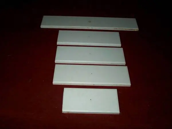 5 WHITE SHELF Wall Hanging or Mount Lot Shelves Storage Furniture