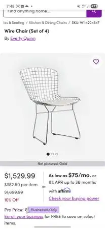 BERTOIA CHAIRS