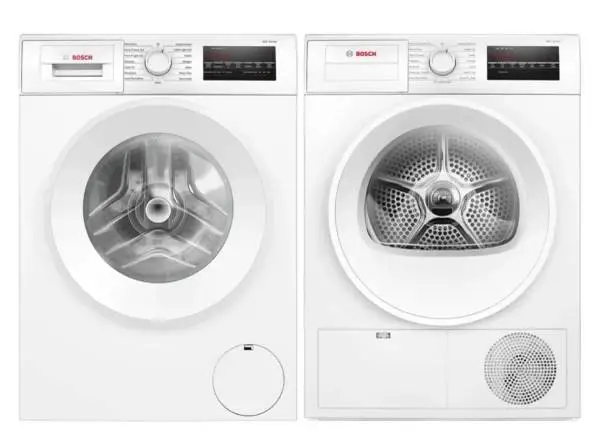 *Open Box* Bosch 24” Compact Washer/Heat-Pump Dryer Set – 300 Series