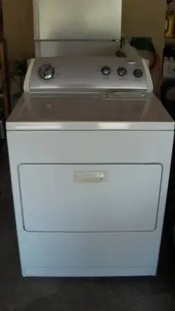 Whirlpool electric dryer