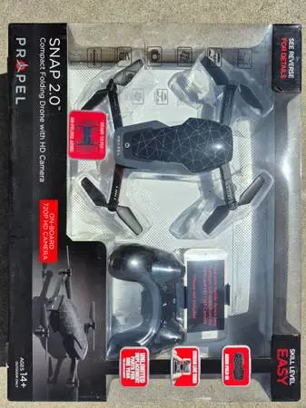 Propel Snap 2.0 Folding Drone w/ HD Camera/RC