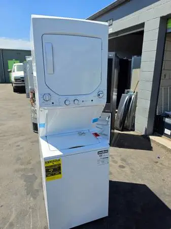 Ge new 24 compact stackable washer and gas dryer