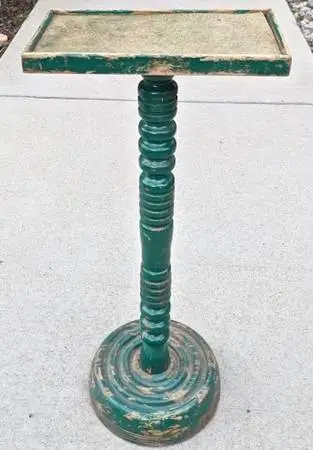 UNIQUE 1 of a kind! CUTE vintage wooden display stand