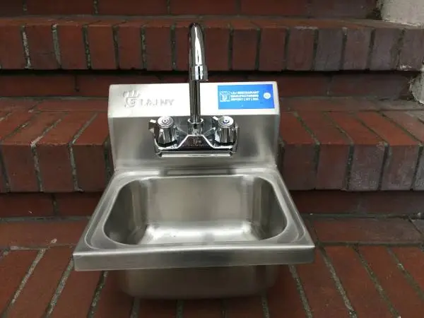 NSF 12 Stainless Steel Wall Hung Hand Sink with Faucet New