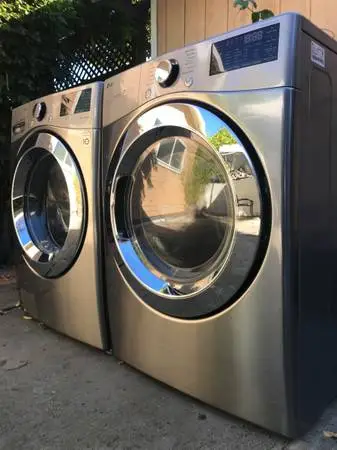 LG Stainless Steel Washer (4.5 cu. ft.) and Electric Dryer