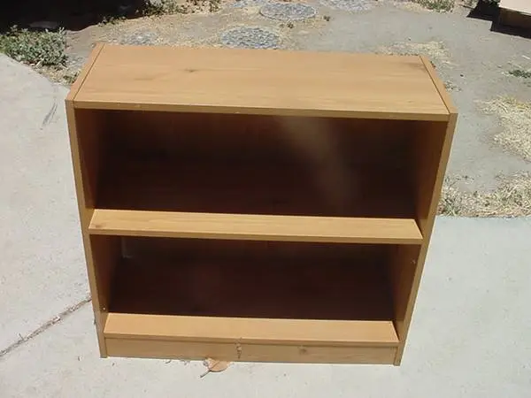 2 shelf bookcase