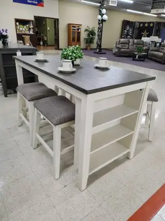 Counter Height Table With 4 Stools