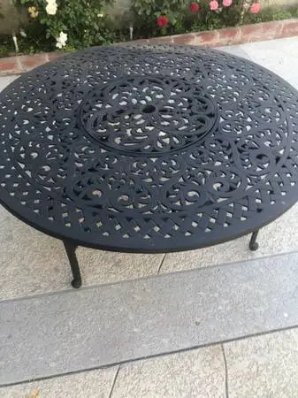 patio table - fire and ice