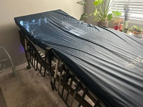Hospital bed with mattress new Condition